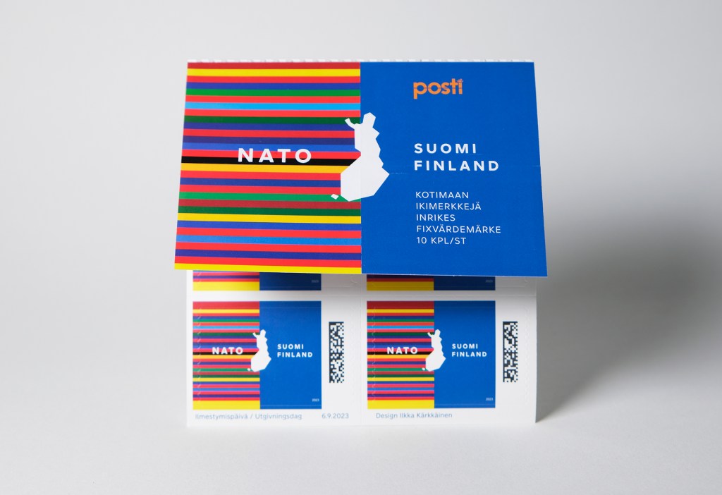 Finland in NATO postage&nbsp;stamp